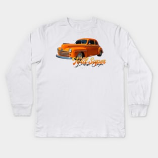 1946 Ford Super Deluxe Coupe Kids Long Sleeve T-Shirt